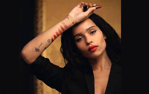 zoe kravitz ysl makeup|YSL zoe kravitz lipstick swatches.